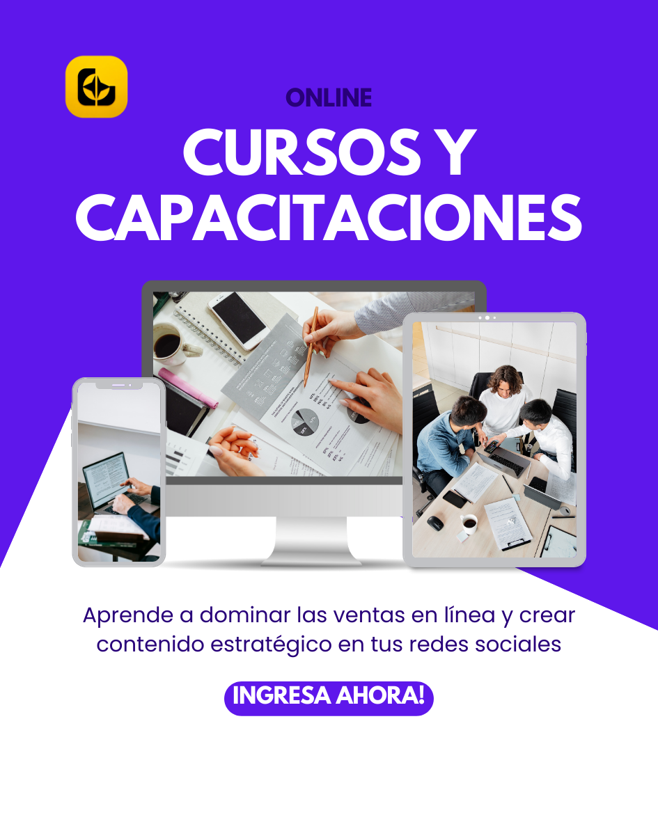Post De Instagram Curso Marketing Digital Corporativo Púrpura